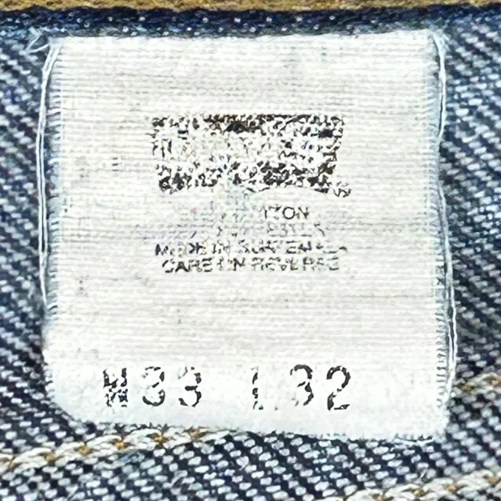 Vintage Levis 501 Straight Leg Denim Jeans Blue W32 L32 Made in USA